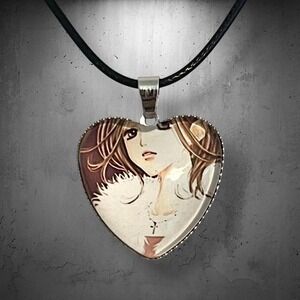 Nana Anime Heart Pendant Necklace